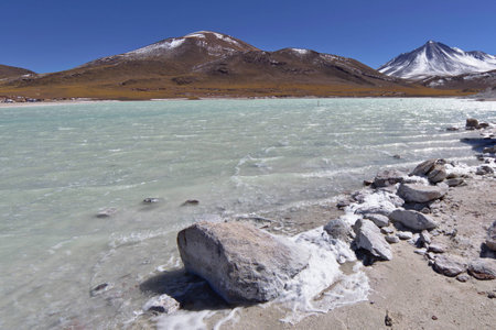 Salty lagoonの写真素材