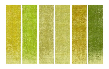 Paint and wood textured banner set isolated の写真素材