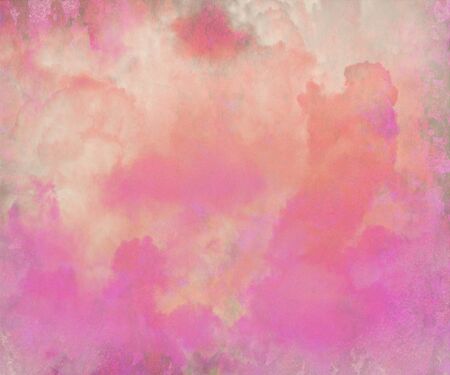 Pink Watercolor Abstract Art Background