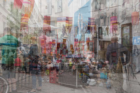 Street festival, Zabkowska Streetのeditorial素材