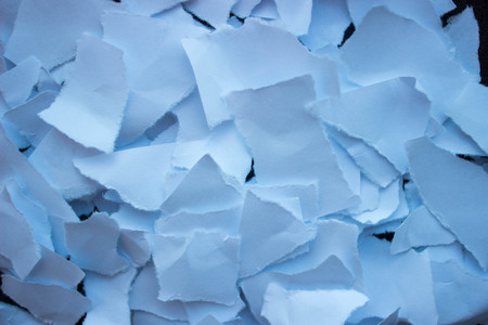 the falling scraps of paper abstraction textureの写真素材