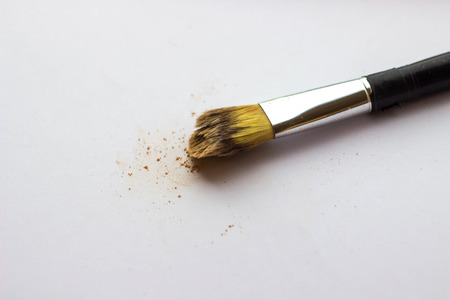 cosmetics makeup brush powder and other fashionable women's clothesの写真素材