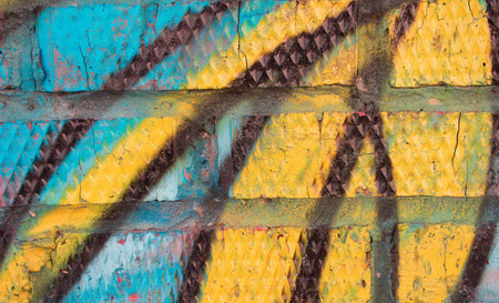 Abstraction background texture brick paintのeditorial素材