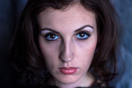 portrait of beautiful European girls in various imagesの写真素材