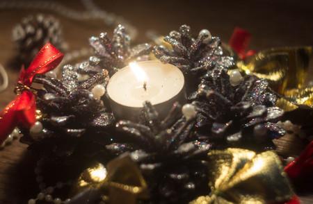Christmas toys gifts texture backgroundの写真素材