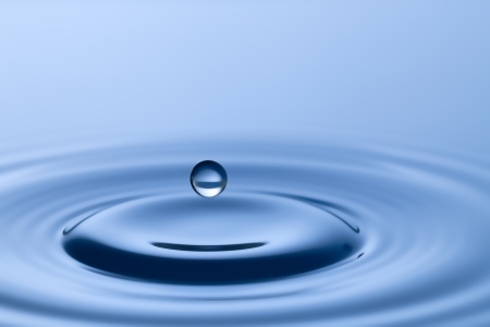 Circles on a water surface of the falling drop Circles on a water surface of the falling drop