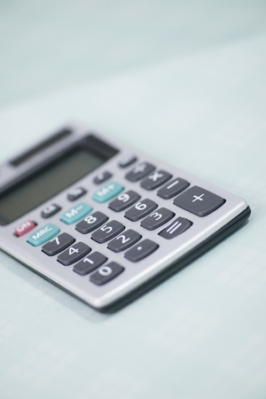 Calculator and Blocの写真素材