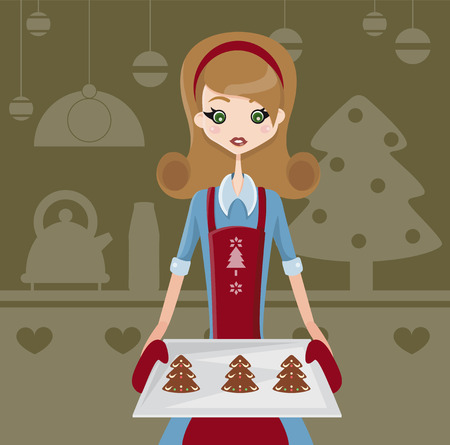 Christmas biscuitのイラスト素材