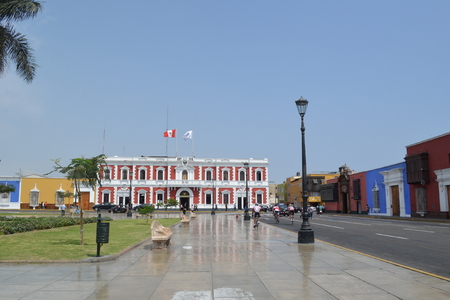 Plaza de Armas, Trujillo, Peruのeditorial素材