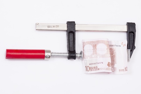 cat with ticket toolの写真素材