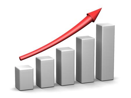 Red Arrow Profitの写真素材