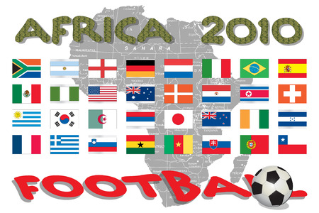 Africa - World Cup competitionのイラスト素材