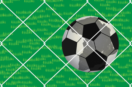 Graphic illustration of football competitionのイラスト素材