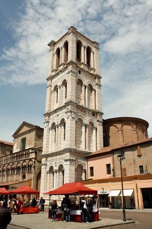 Ferrara 05.16.2010 - Old tower bell from Ferraraのeditorial素材