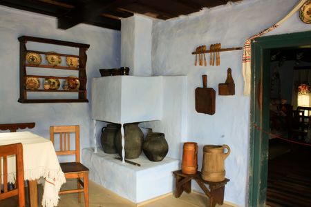 Cluj-Napoca 07.10.2010 Secular house from Transylvaniaのeditorial素材