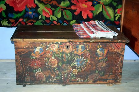 Cluj-Napoca 07.10.2010 Seculat coffer from Transylvaniaのeditorial素材