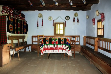 Cluj-Napoca 07.10.2010 Interior of Transylvanian houseのeditorial素材