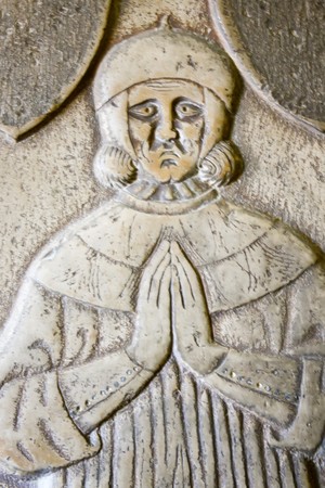 Bologna 09.04.2010 - Sculpture from San Michele in Bosco sanctuaryのeditorial素材