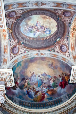 Zola Predosa 09.18.2010 - Interior of old church from Zola Predosaのeditorial素材