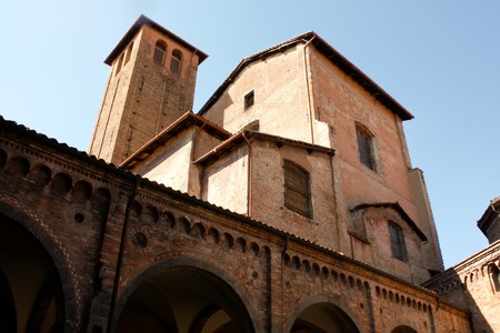 Bologna 09.12.2010 - View of religious complex from Bolognaのeditorial素材