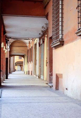 Bologna 09.12.2010 - Urban scene from Bologna, Italiaのeditorial素材