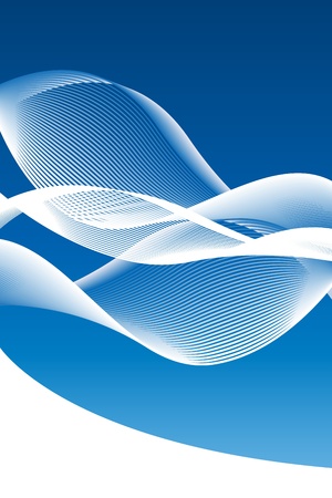 Graphic illustration of abstract background in white and blueのイラスト素材