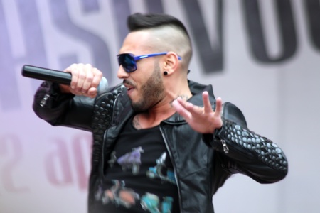 Brasov, Romania - 21.04.2012 - Alex Velea in concert at Brasov days