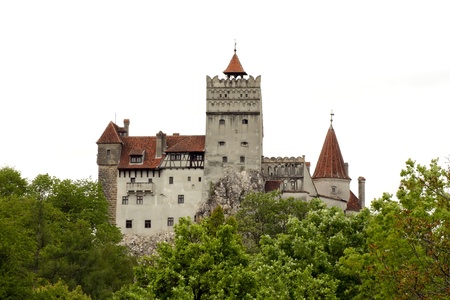 Bran, Romania - 20.05.2012 - Day scene with Bran castle from Transylvaniaのeditorial素材
