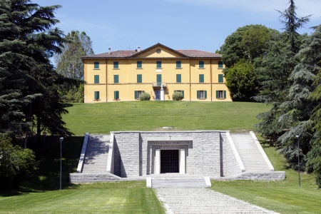 Bologna, Italy - 22.05.2010 - Guilermo Marconi memorial house. He won the Nobel prize for Physics in 1909のeditorial素材