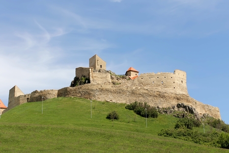 Rupea, Romania - 09 05 2014 - Fortress of Ruprea from Romaniaのeditorial素材