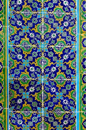 Ottoman Wall Tile from Topkapi Palaceの写真素材
