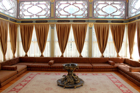 Istanbul, Turkey - 30 06 2014 - Beautiful  room from Topkapi palace