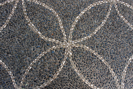 Cobblestones pavement in Istanbulの写真素材