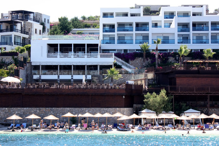 Yalikavak, Turkey - 23 06 2014 - Summer destination, Delta Beach Resortのeditorial素材