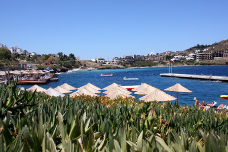 Yalikavak, Turkey - 23 06 2014 - Aegean sea near Yalikavakのeditorial素材