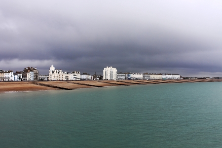 Day scene from Eastbourne United Kingdomの写真素材
