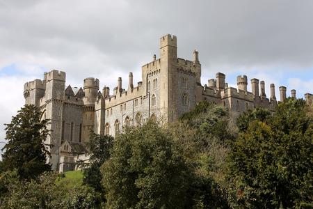 Fortified construction, Arundel Castleのeditorial素材