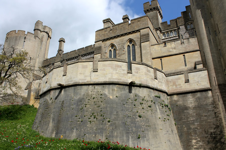 Lateral view of Arundel castle, United Kingdomのeditorial素材