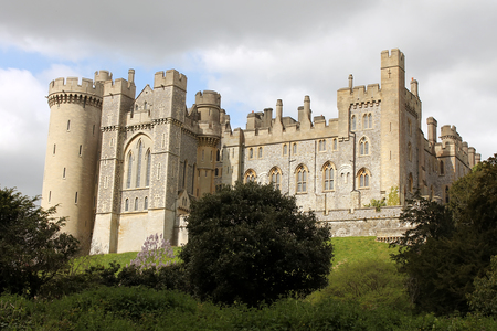 Arundel Castle in Arundel, West Sussex, Englandのeditorial素材