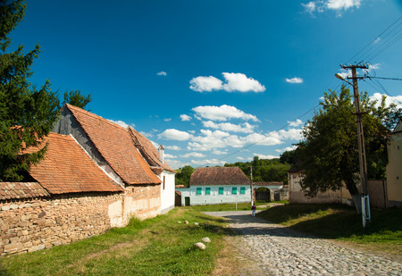 A beautiful house in the village of Viscriのeditorial素材