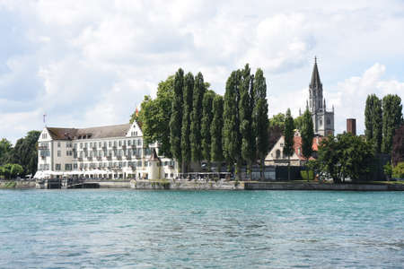 Steigenberger Inselhotel, former dominican monastery, at Lake Constance at Constance, Germany. In...