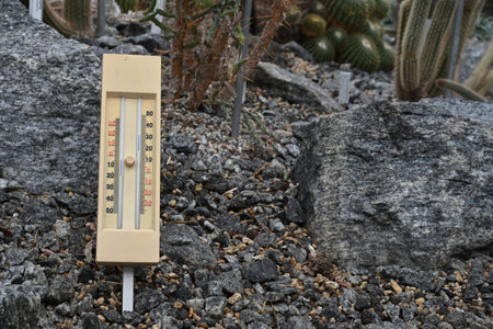 Wet and dry bulb thermometer, an instrument used to measure the relative humidity of the atmosphere....