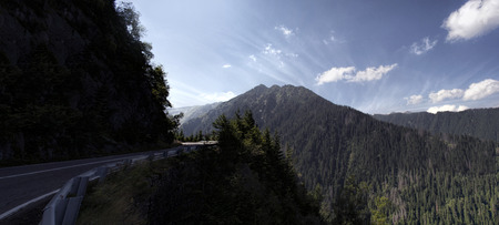 Transalpina roadの写真素材