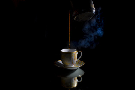 Hot coffeeの写真素材