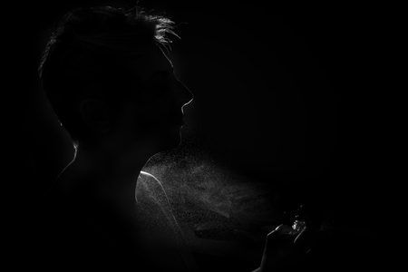 Woman  silhouetteの写真素材