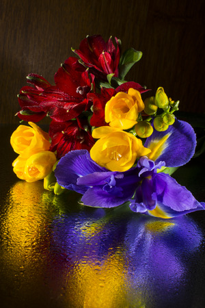 Bouquet of spring flowersの写真素材