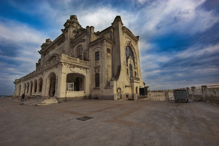 Old casino in Constanta, Romania, on the Black Sea coast was build in 1910のeditorial素材