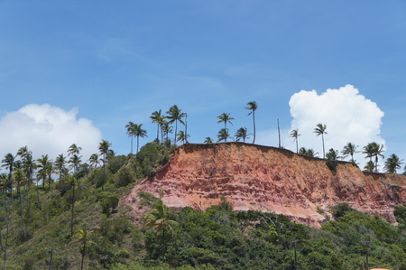 Arraial dAjuda beach in Porto Seguro Bahia Brazilの写真素材