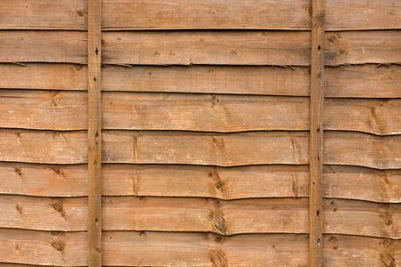 close up of a wooden fence panelの写真素材