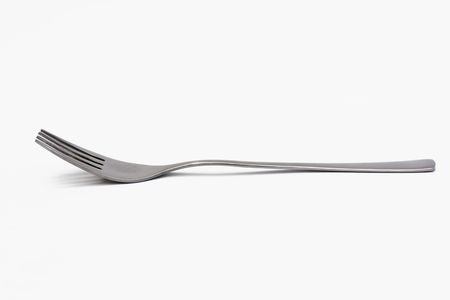 fork isolated on a white backgroundの写真素材